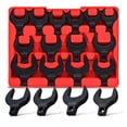 thumbnail image 1 of ABN Crows Foot 14pc Wrench Set Metric - Tight Offset Brake Line Wrenches, 1 of 2