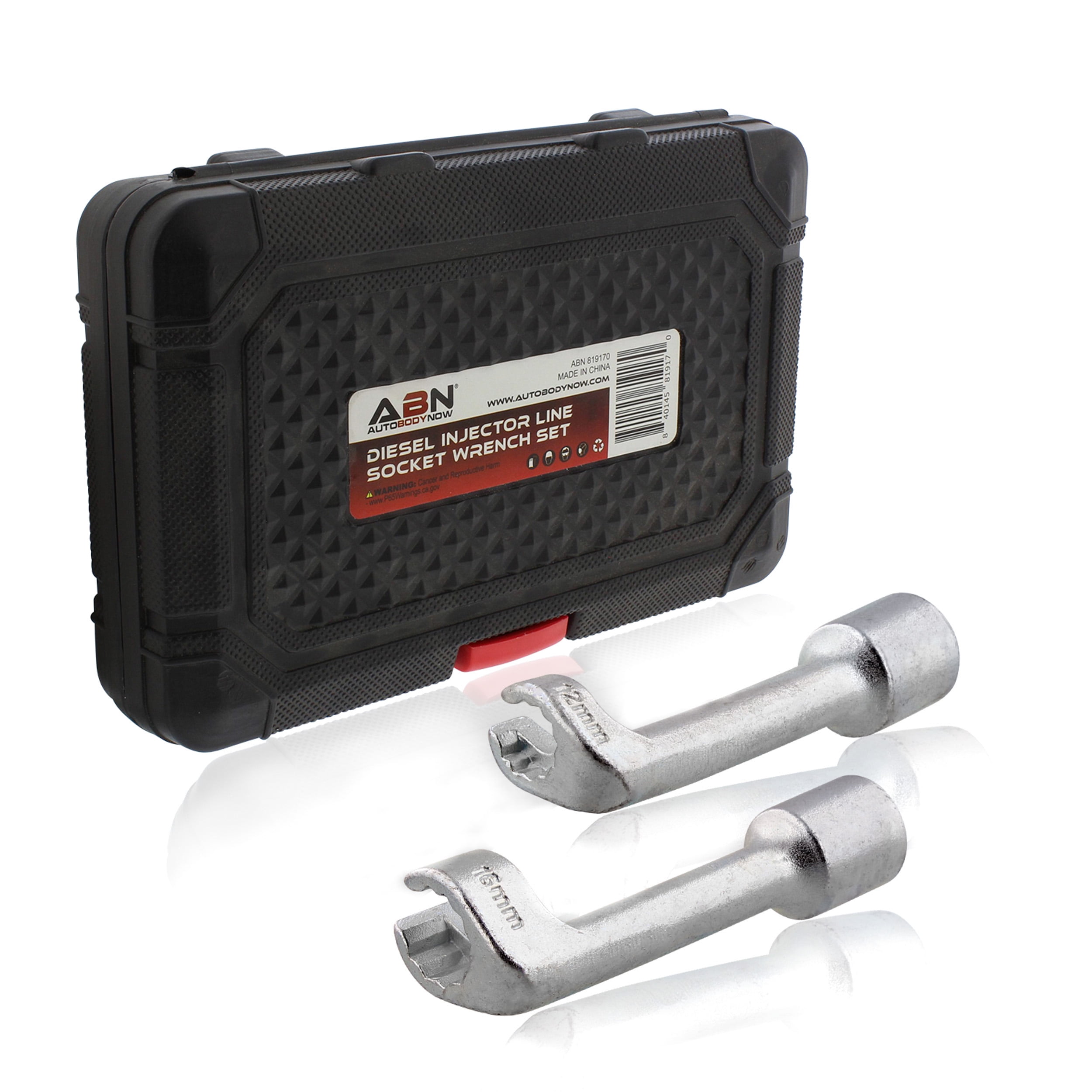 ABN Diesel Injector Line Socket Set 6pc Wrench Diesel Fuel Line
