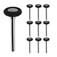 thumbnail image 1 of ABN Garage Door Rollers Nylon Garage Door Wheels Replacement Black 10-Pack, 1 of 2
