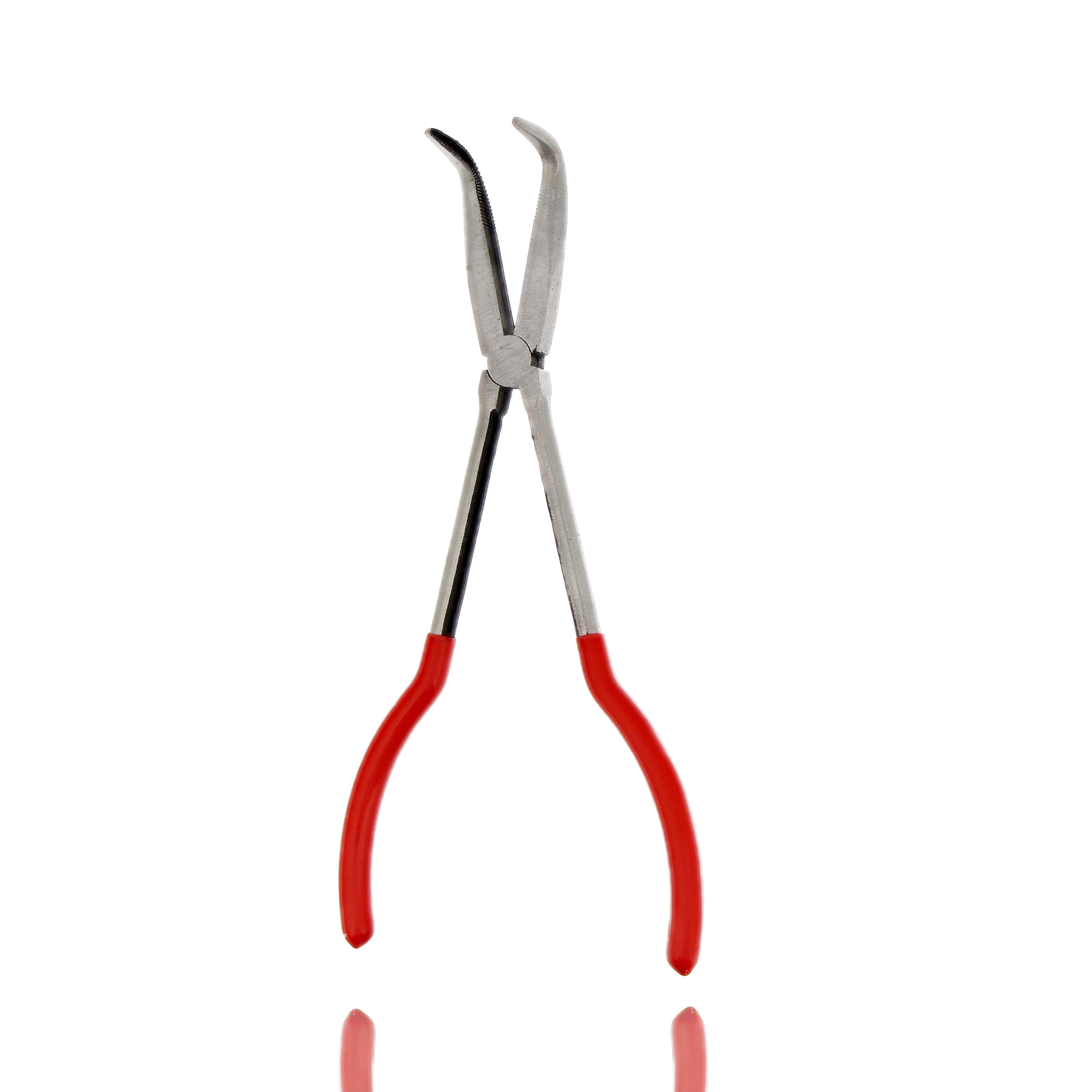 NWS 5.75 Bent Chain Nose Pliers - 45 Degree - MicroFinish