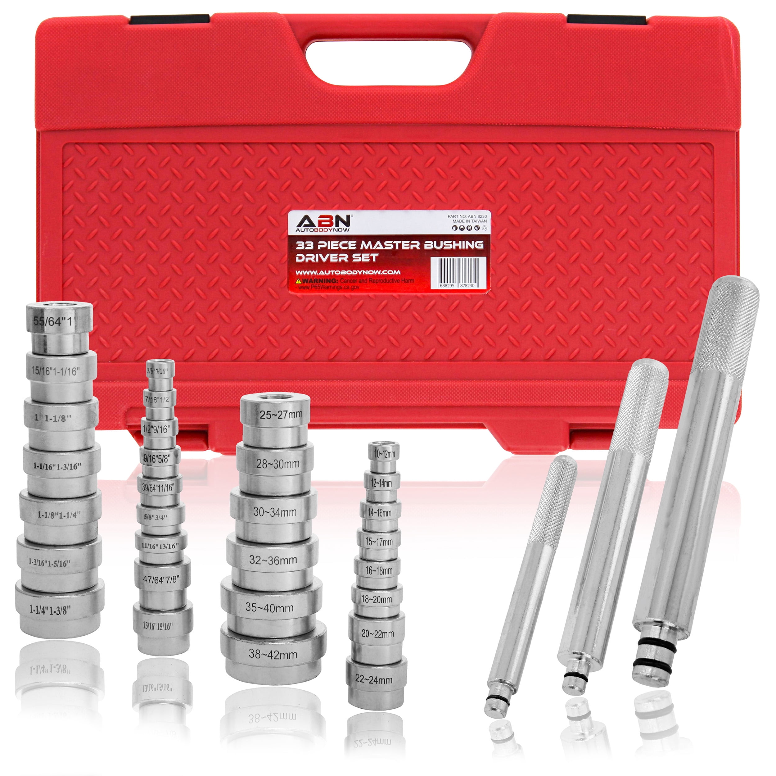 ABN Master Bushing Bearing Seal Removal Installation Driver 33PC Set