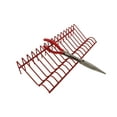 thumbnail image 1 of ABN Metal Tool Holder Organizer Tray Storage Rack in Red 16 Pliers Hand Tools, 1 of 7