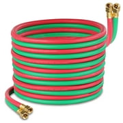 ABN Oxy Acetylene Hose - 50ft 1/4in B Fitting Twin Welding Cutting Torch Hoses