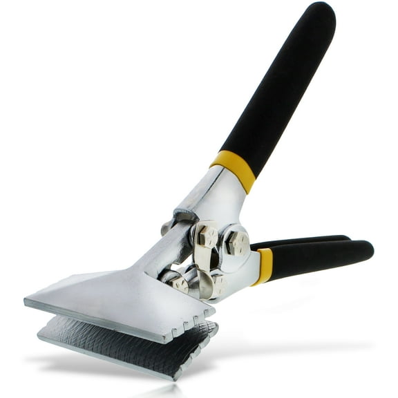 ABN Sheet Metal Hand Seamer Pliers - 3in Straight Metal Bending HVAC Tool