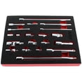 thumbnail image 1 of ABN Socket Accessory Extension Set - 20pc Steel Mirror Finish Tool Extension Set, 1 of 2