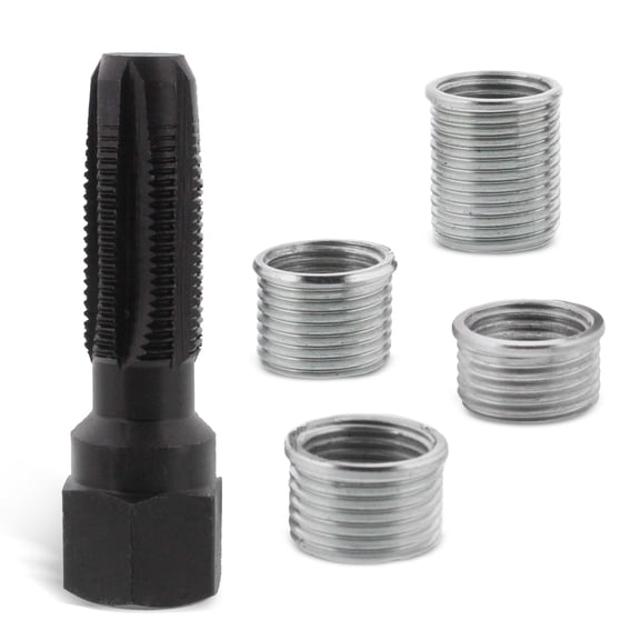 ABN | Spark Plug Thread Repair Kit 14mm Reamer Thread Repair Tool & Inserts