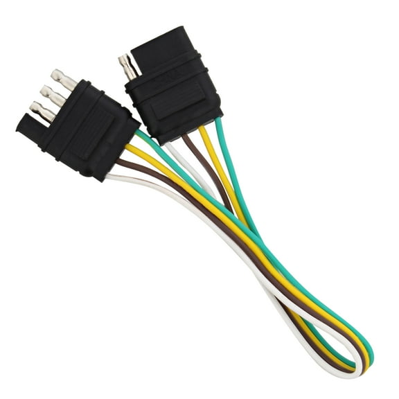 ABN Trailer Wiring Harness Extension 4 Pin Trailer Wiring Connector - 1 Foot