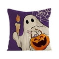 ABNMCA Halloween Decorative Throw Pillow Covers Trick Or Skeleton