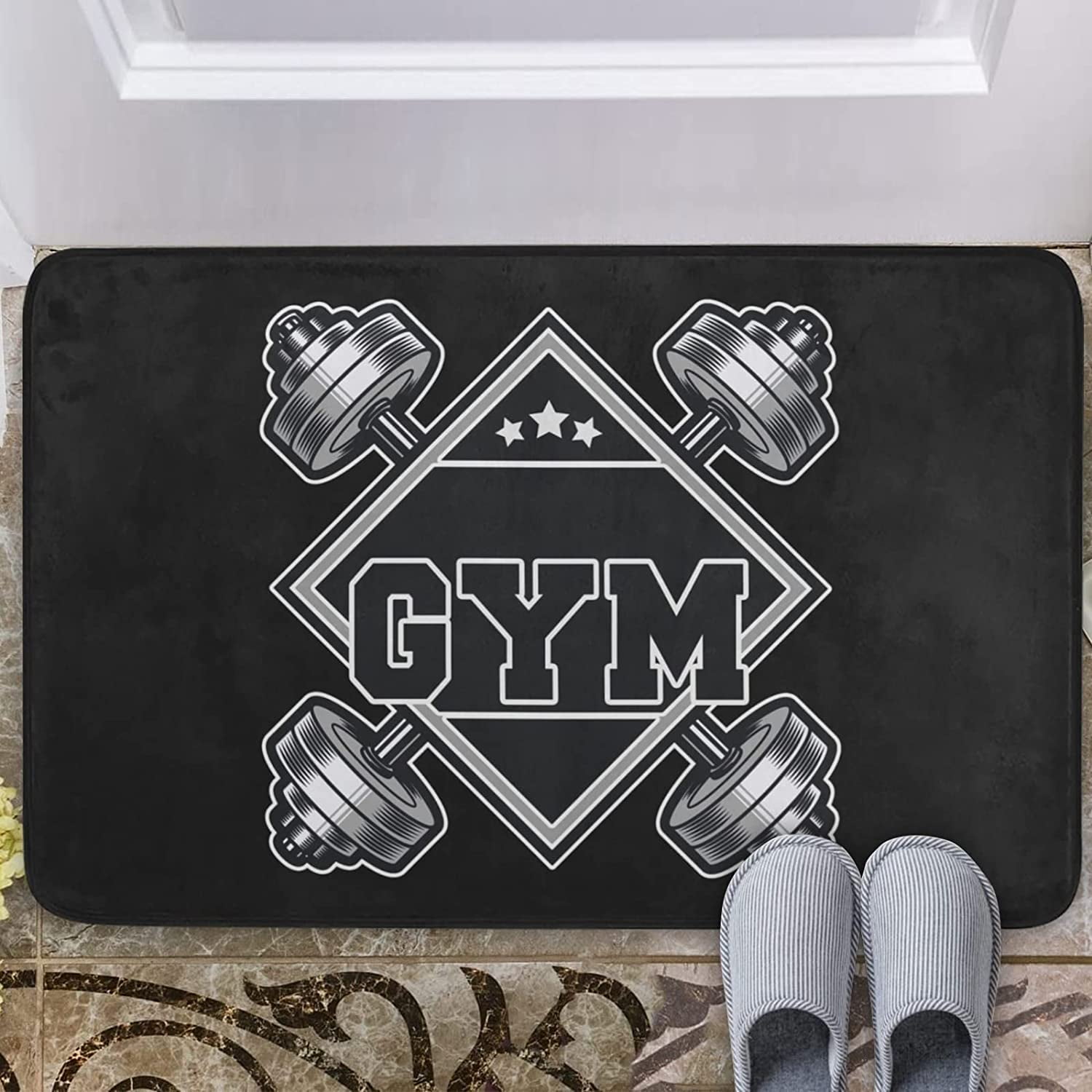 ABOAKRL Doormat for Home Entrance Weightlifting Gym Floor Mats for ...