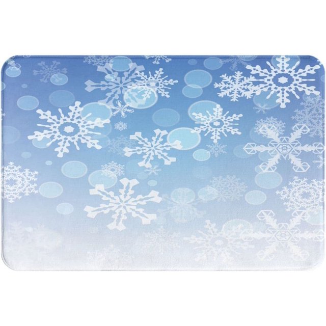 ABOAKRL Falling Crystal Clear Snowflakes Winter Nature Scenery Art