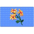 ABOAKRL Flower Doormat Outdoor Entrance, Floor Mat Fall front