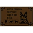 ABOAKRL You Know There's Like a Lot of Dogs in Here Felt Door Mats for