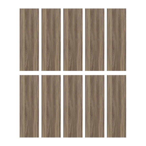 ABODELINE 1.5MM Thicken Wood Grain Peel and Stick Floor Tiles Self-Adhesive Vinyl Flooring-DIY Easy for Wall and Floor,Hard Surface/Waterproof/Anti Slip (10Pcs, Vinyl Flooring, 5.9 "W X 15.74" L)