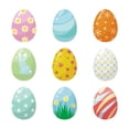thumbnail image 1 of ABODELINE 10 PCS Easter Bunny Stickers Roll Easter Egg Rabbit Stickers Self-Adhesive Decorative Label Stickers for Envelopes Craft Card Gift Party Supplies, 1 of 6