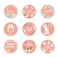 thumbnail image 1 of ABODELINE 10 PCS Easter Bunny Stickers Roll Easter Egg Rabbit Stickers Self-Adhesive Decorative Label Stickers for Envelopes Craft Card Gift Party Supplies, 1 of 5