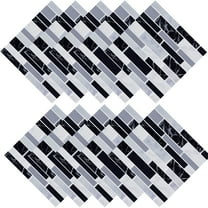 ABODELINE 10 Sheets Peel and Stick Tile Backsplash, 15x15 CM Light Color Stick on Wall Tiles, Self Adhesive Tile Sticker for Kitchen Backsplash and Bathroom