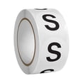 1inch Sticker ABODELINE 500 Pcs Clothing Size Stickers, 1 Inch Round Self Adhesive, 7 ...