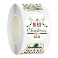 thumbnail image 1 of ABODELINE 500 Pcs Merry Christmas Stickers for Envelopes, Circle Adhesive Christmas Labels Holiday Stickers Round Xmas Tag Envelope Seal Decals for Christmas Greeting Card, Presents and Gifts, 1 of 6