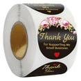 thumbnail image 1 of ABODELINE 500 Thank You Stickers Small Business – 1 Rolls (1.5 Inch) Waterproof Black – Thank You for Supporting My Small Business Stickers - Pefect for Gift Bag Packaging & Envelopes, 1 of 4