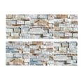 thumbnail image 1 of ABODELINE 7.9” x 3.9” Faux Brick Wallpaper Peel and Stick Self Adhesive Stone Wallpaper 3D Textured Vintage Brick Contact Paper for Fireplace Backsplash Bedroom Bathroom Renter Friendly Sticky Vinyl, 1 of 6