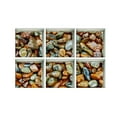 thumbnail image 1 of ABODELINE Bath Treads Stickers Stone Pattern Square 3D Adhesive Anti Slip Tub Tattoos Safety Decals Mat Waterproof Shower Tub Sticker Bathtub Appliques for Bath Pools Home Decor 6 Pcs 7.9" X 7.9", 1 of 6
