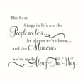 thumbnail image 1 of ABODELINE The Best Things in Life are The People We Love The Places We've Been and The Memories Vinyl Wall Decal Quotes Inspirational Sayings Wall Art Living Room Wall Stickers Home Decoration, 1 of 6