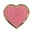 thumbnail image 1 of ABODELINE Colorful Love Heart Iron on Patches Chenille Decorative Sew on Embroidered Patches Appliques 2 inch Heart DIY Arts Crafts Decoration Embroidered Patches for Clothing Jeans Caps Bags Repair, 1 of 4