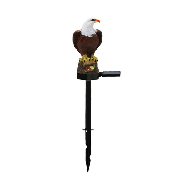ABODELINE Eagle Figurine Garden Solar Stake Light Eagle Solar Lights Outdoor Decorative Bright Light Eagle Statue for Garden, Lawn, Patio, Yard Decoration