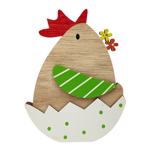 ABODELINE Easter Bunny Table Wooden Sign Easter Peeps Decor Spring Wood Bunnies Rabbit Ornament Farmhouse Tabletop Decoration for Easter Party Tiered Tray Mantle Desk Office Home Party