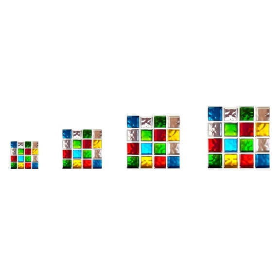ABODELINE Peel and Stick Multicolor Wall Tiles 4" x 4" Thickened Backsplash, Self-Adhesive Tile for Kitchen & Bathroom Decor