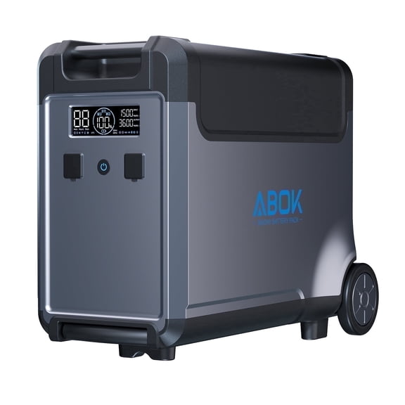 ABOK Ark3600 3840Wh LiFePO4 Expansion Battery, Add-On Battery Pack for Home Backup, Blackouts & Hurricanes (Battery Only)