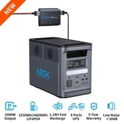 ABOK Ark2000 Evacuation Kit   2000W 1536Wh Power Station with 200W DCDC Car Fast Charger, Recharges While You Drive