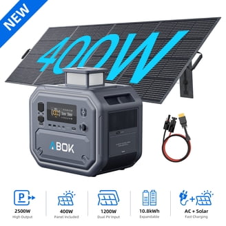 ABOK Elux1 1800W Portable Power Station, 1024Wh LiFePO4 Battery Backup ...