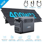 ABOK Elux1 1800W Solar Generator Kit with 800W Solar Panels, 1024Wh LiFePO4 Power Station, 1000W Dual Solar Input for RV & Home Backup