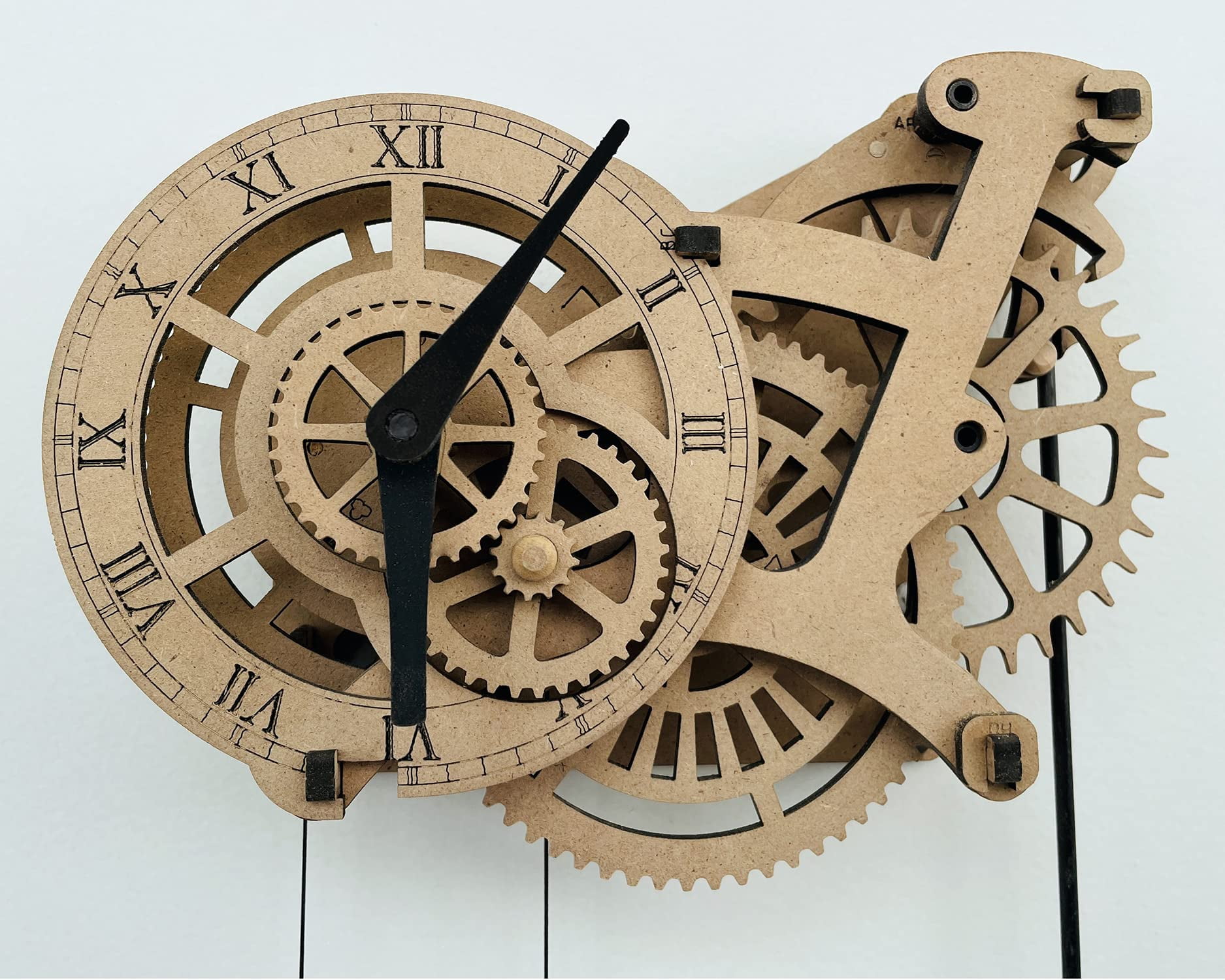 ABONG Crossingham Wooden Gear Wall clock kit
