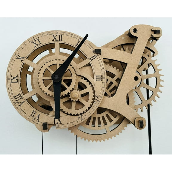 ABONG Crossingham Wooden Gear Wall clock kit