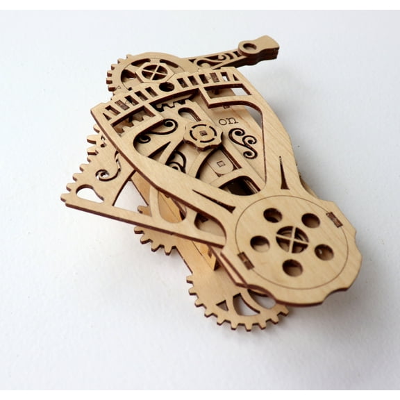 ABONG Gear and Cam light Switch 3D wood model kit
