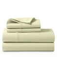 thumbnail image 1 of ABORN 700 Thread Count 100% Giza Egyptian Cotton 4 PC Bedsheet 12" Deep Pocket Ivory King, 1 of 9