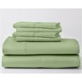 thumbnail image 1 of ABORN 800-Thread-Count, 100% Egyptian Cotton, 6 PC Split Head King- 34" Split Sage 12" Deep Pockets, 1 of 8