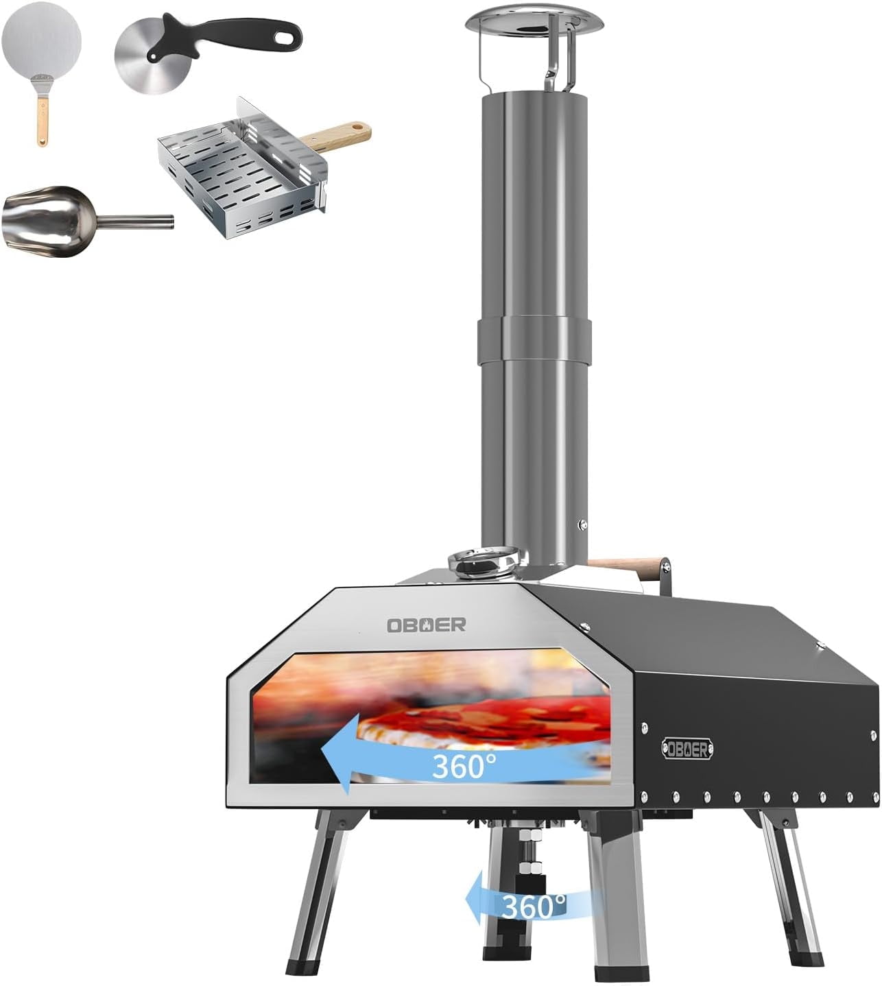 Wood Fired Ooni Pro Burner Ooni Karu Pro Gas Burner Bundle