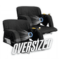 thumbnail image 1 of ABORON Oversized Stadium Seats with Fans and Back Support for Bleachers, 25" Wide Portable Reclining Stadium Seat with Padded Cushion, Lightweight Backpack Stadium Seat for Adults - 2 Pack, 1 of 8