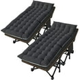 thumbnail image 1 of ABORON 2 Packs Folding Camping Cot, Folding Guest Bed for Adults, Portable Heavy Duty Sleeping Cots with 2 Sided Mattress & Carry Bag, 1 of 13