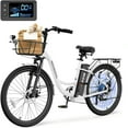 thumbnail image 1 of ABORON 26" City Cruiser Ebike Women, 700W Peak Adult Electric Bike Up to 35 Miles, 48V Lithium Battery , 7-Speed Electric Bicycle for Commuting, 1 of 12