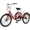 thumbnail image 1 of ABORON 26 inch 7 Speed Adult Tricycles , 3-Wheels Cruiser Bike with Basket, Trikes for Women, Men, Seniors,Adult, 1 of 9