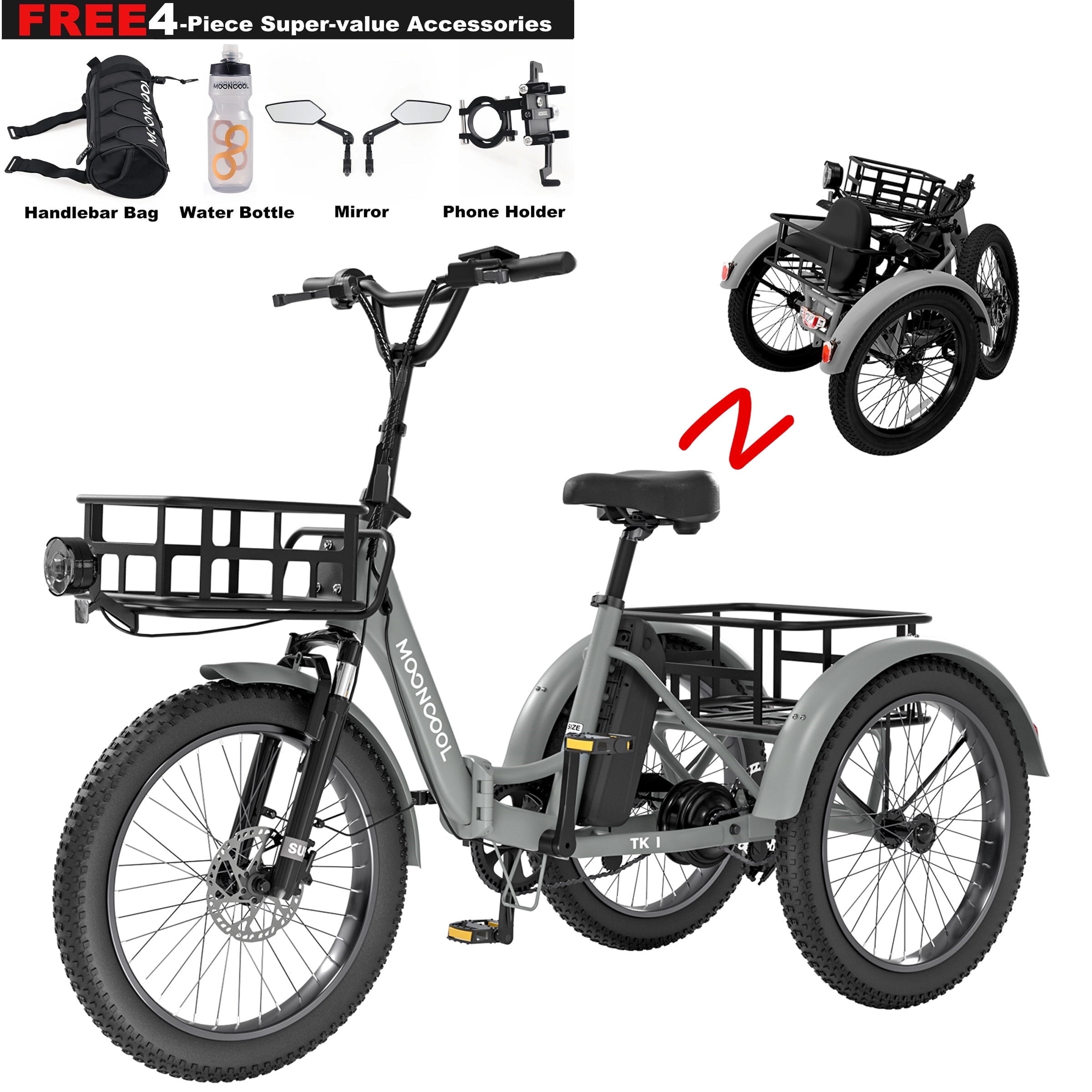 ABORON Fat Tire Electric Trike for Senior Egypt Ubuy