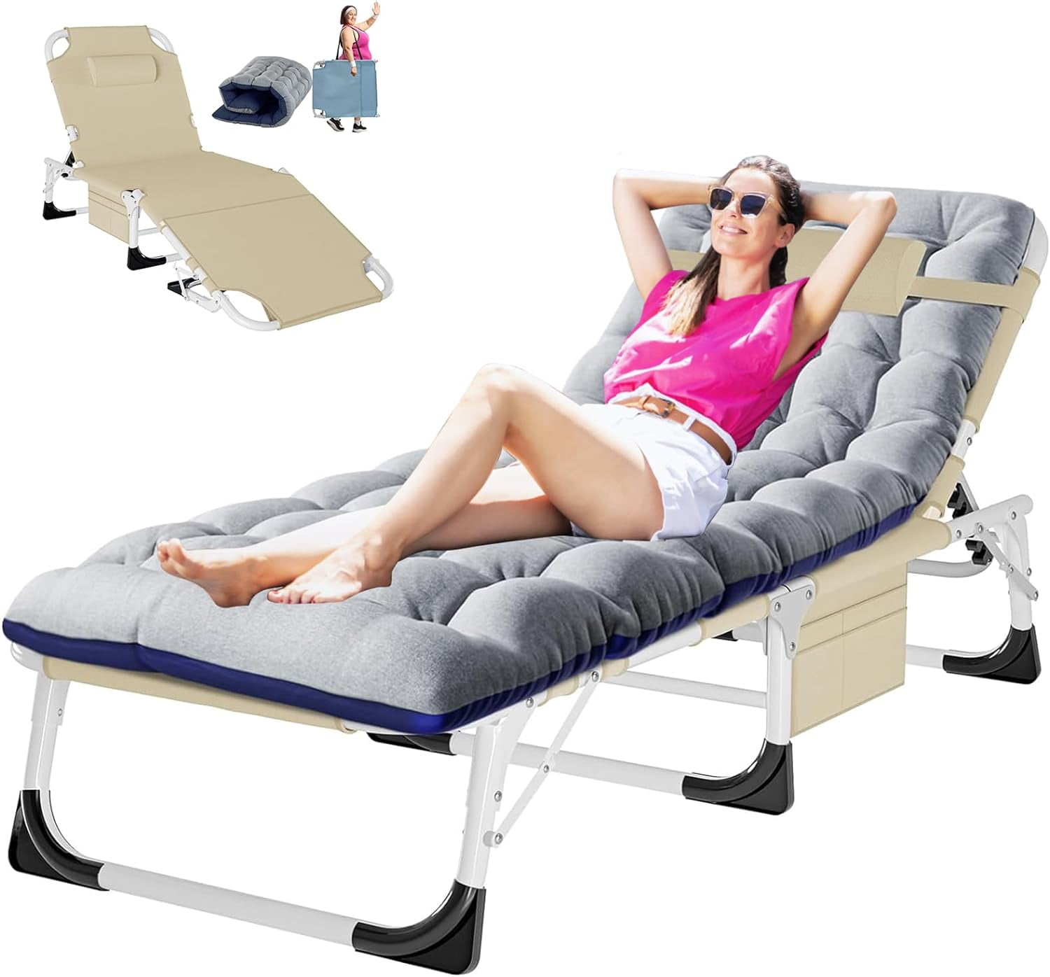 Folding lounge chair walmart hotsell