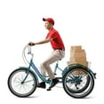 thumbnail image 1 of ABORON Adult Tricycles, 7 Speed Adult Trikes 20/24/26 inch 3 Wheel Bikes, Cruise Bike with Basket for Seniors, Women, Men for Recreation, Shopping, Multiple Colors, 1 of 9