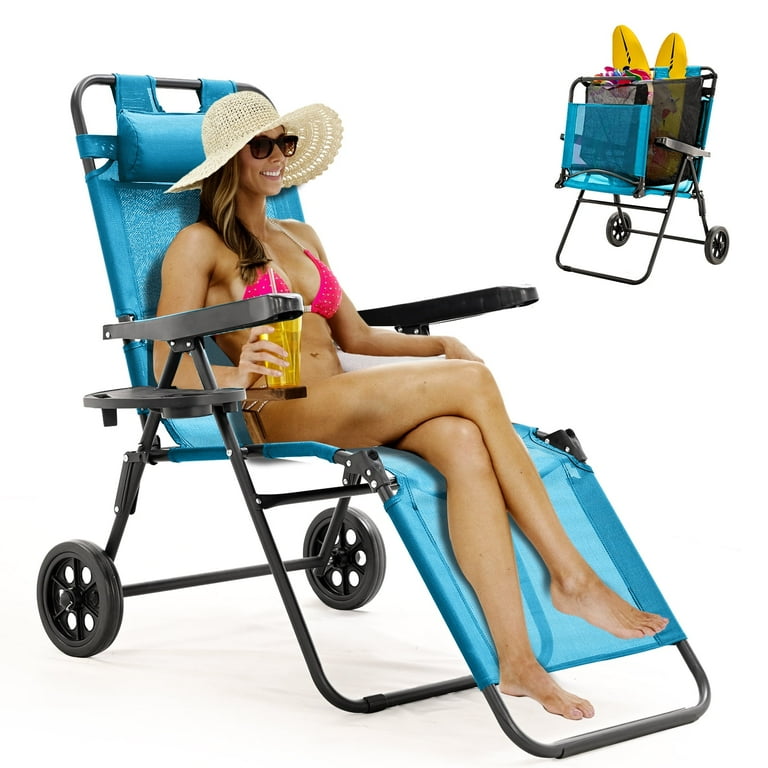 Heavy duty beach lounge chair discount