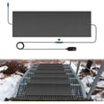 thumbnail image 1 of ABORON Heated Snow Melting Mats for Outdoor Staircases with Power Cord, 10" x 30" Non-Slip Rubber Heated Ice Melting Mats, Heated Rug for Winter, 1 of 7