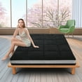 thumbnail image 1 of ABORON Lambswool Japanese Floor Mattress,4 Inch Extra Thick Sleeping Bed For Floor,Roll Up Mmemory Foam Mattress , Folding Floor Lounger Guest Bed Pad, 1 of 12